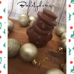 Deep Filled Kinder Bueno Snowman